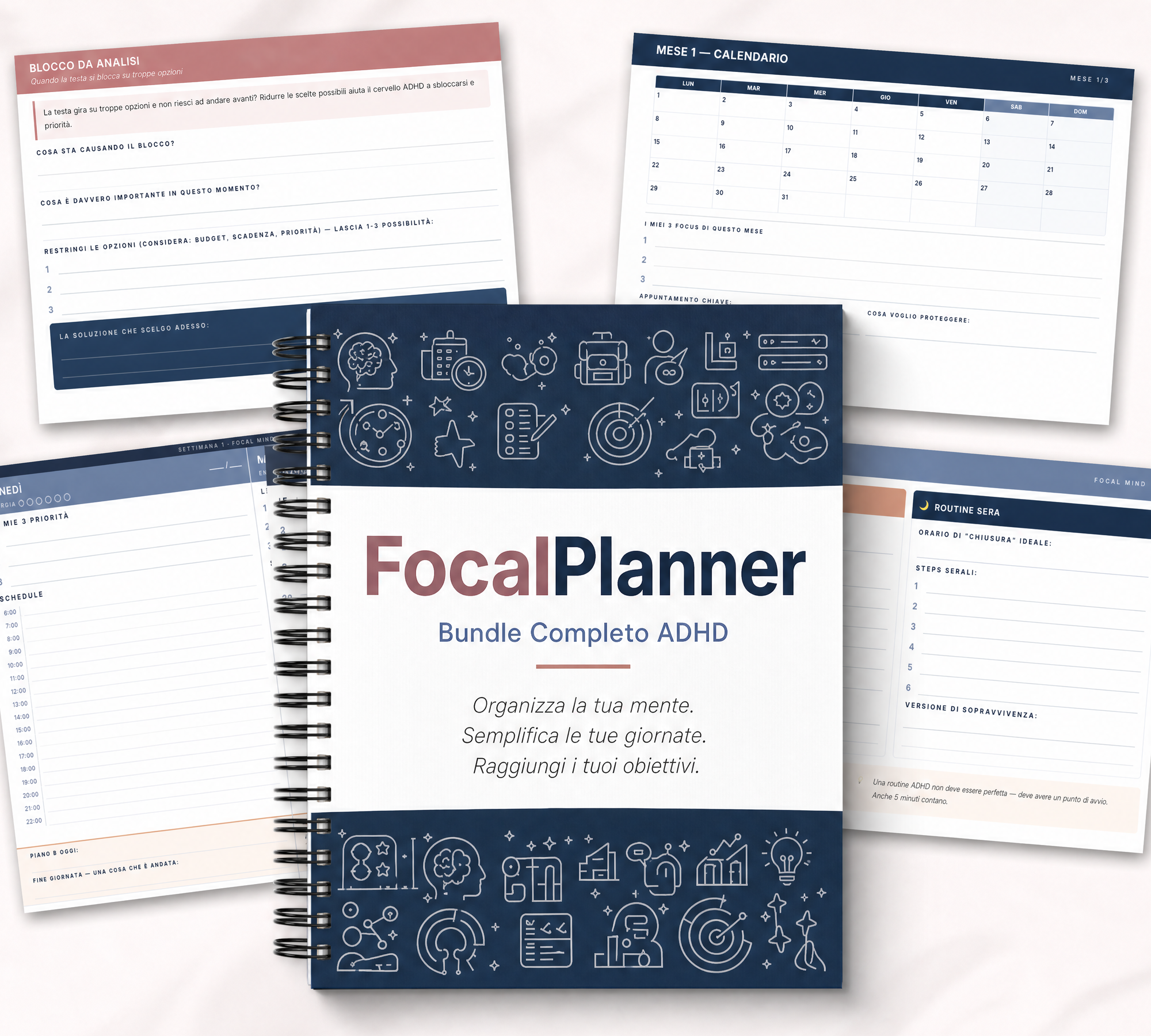FocalPlanner 2.0, il planner in PDF per il cervello ADHD